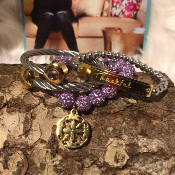 Rustic Cuff Jewelry - 3 Rustic cuff bracelets Hazel Thankful Emerson euc